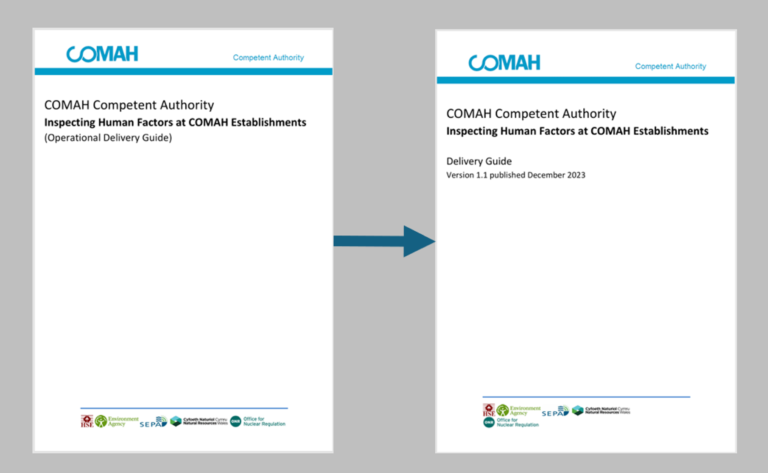 Comah Examples The HSE Human Factors Delivery Guide for COMAH sites 2023?