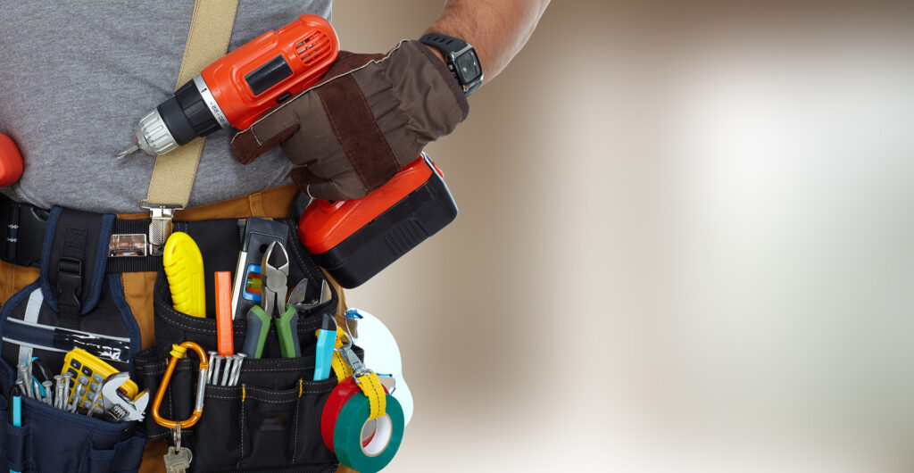 A close up of a tool belt - to accompany a piece about Incident Investigation for Pharma Manufacturing. What's on Your DMAIC Tool Belt?
